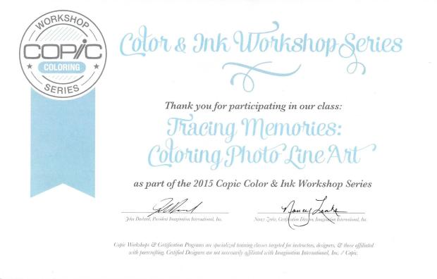 Copic Tracing Memories Coloring Photo Line Art