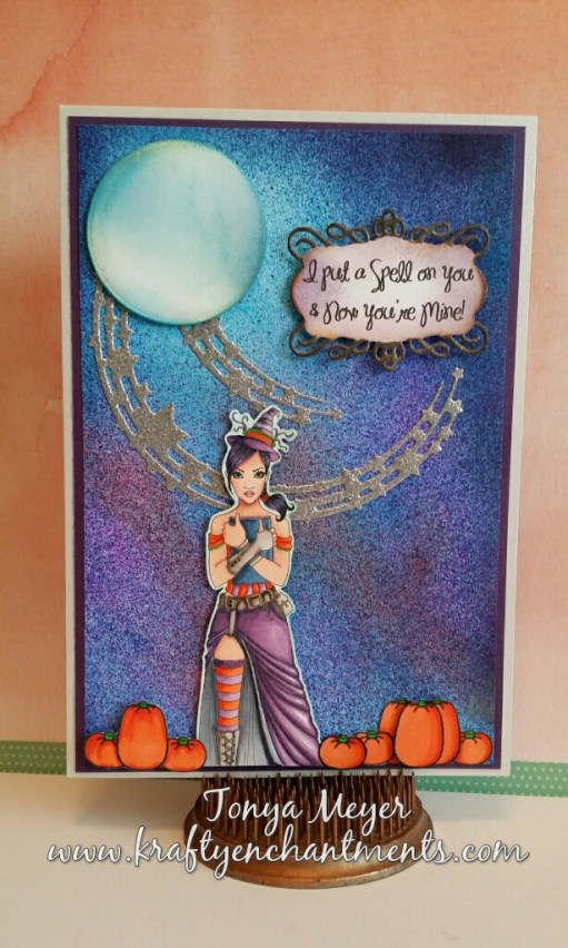 Spellbinding Stamps by Nikki Burnette featuring digi stamp, Madelina.