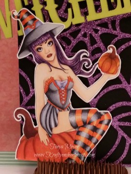 Coraline closeup colored with Copic markers