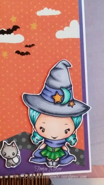 The Greeting Farm's Hallo Bean digi and her kitty