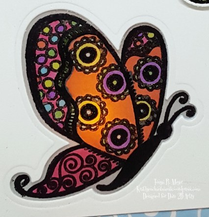 Butterfly tent closeup card 2